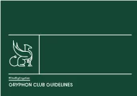 Gryphon Club Guidelines
