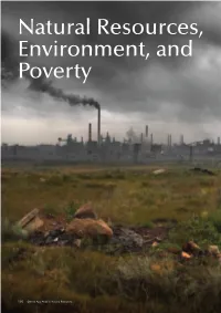 Natural Resources, Environment, and Poverty