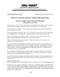 Robert Greenwald to Release Another Misleading Video