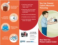 You Can Prevent Carbon Monoxide Poisoning