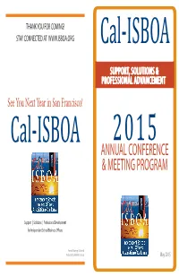 Annual Conference & Meeting Program