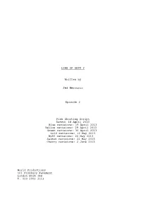LINE of DUTY 2 EP2 2013-06-02 Cherry.Fdx Script