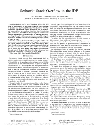 Seahawk: Stack Overflow in The