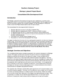 Southern Gateway Project Consolidated Planning Brief
