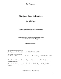 Disciples Dans La Lumière De Michel