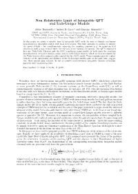 Non Relativistic Limit of Integrable QFT and Lieb-Liniger Models