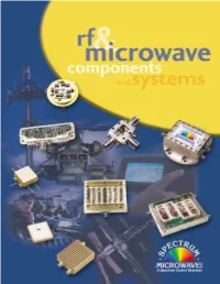 RF & Microwave Components & Systems Catalog