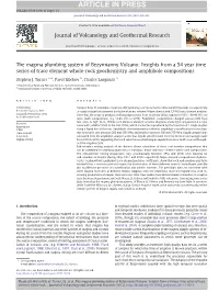 The Magma Plumbing System of Bezymianny Volcano: Insights from a 54 Year Time Series of Trace Element Whole-Rock Geochemistry and Amphibole Compositions