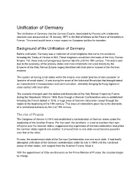 Unification of Germany