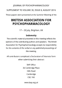 Abstract Book 2016 Abstracts Begin on Page