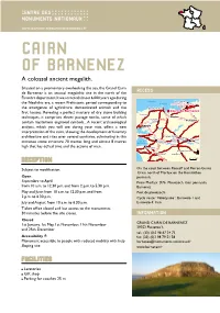 CAIRN of BARNENEZ a Colossal Ancient Megalith
