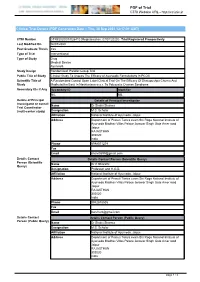 CTRI Trial Data