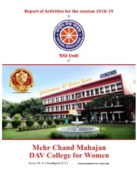 NSS Annual Report 2018-2019 WS