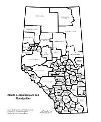 Alberta Census Divisions and Municipalities