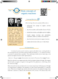 Basic Concepts of Organic Reactions