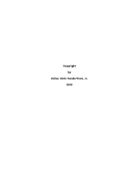 Copyright by Arthur Alvin Vanderveen, Jr. 2002