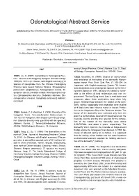 Odonatological Abstract Service