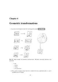 Geometric Transformations