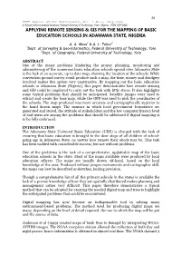Applying Remote Sensing & Gis for the Mapping of Basic