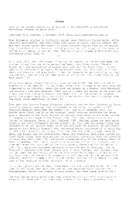 Galahs This Is the Longer Version of an Article to Be Published in Australian Historical Studies in April 2010. Copyright Bill