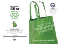 Reduce Reuse Recycle Reject React