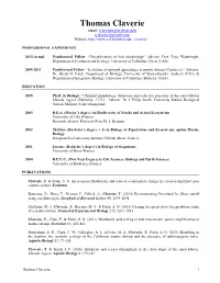Thomas Claverie Email: Tclaverie@Ucdavis.Edu Tclaverie@Gmail.Com Website