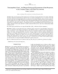 An Ethnoarchaeological Examination of Inuit Responses to the Changing Nature of the Built Environment PETER C