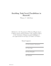 Enabling Task Level Parallelism in Handelc Thamer S
