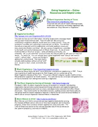 Going Vegetarian – Online Resources and Helpful Links