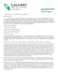 Messenger “Advent, Justice, and a Release from the Random” by David Pettit