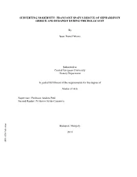 Subverting Modernity: Francoist Spain's Rescue Of