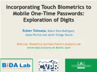 Touch Biometric System