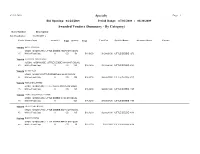 Awarded Vendor Summary
