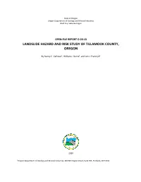DOGAMI Open-File Report O-20-13, Landslide Hazard and Risk Study Of