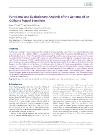 Functional and Evolutionary Analysis of the Genome of an Obligate Fungal Symbiont