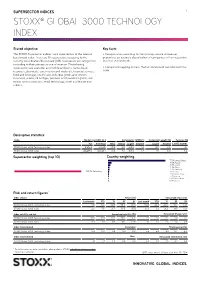 Stoxx® Global 3000 Technology Index