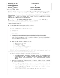 Compte Rendu Sommaire R+®Union Du 24 08 2015