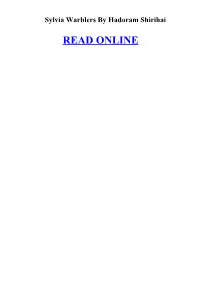 Sylvia Warblers.Pdf