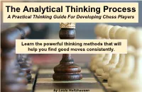 The Analytical Thinking Process a Practical Thinking Guide for Developing Chess Players