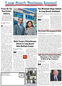 The Minimum Wage Debate in Long Beach Continues