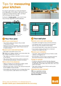 Tips for Measuring Your Kitchen
