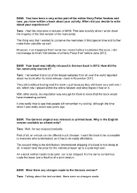 B&W: You Have Been a Very Active Part of the Online Harry Potter