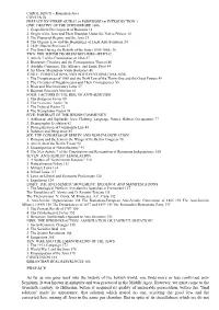 CONTENTS PREFACE by PIERRE GUIRAL Ix FOREWORD Xi INTRODUCTION 1 ONE: DESTINY of the JEWS BEFORE 1866 1