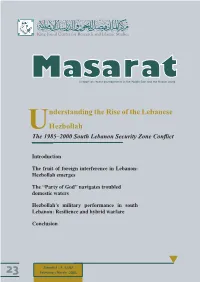 Understanding the Rise of the Lebanese Hezbollah