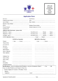 Application Form