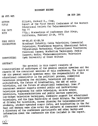 Backguand a Directoryof the Conference Included in the Report