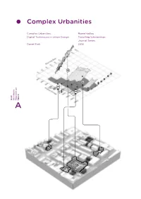 Complex Urbanities