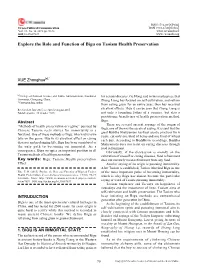 Explore the Role and Function of Bigu on Taoism Health Preservation