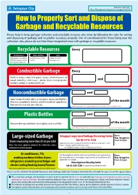 How to Properly Sort and Dispose of Garbage and Recyclable Resources
