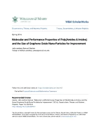 Molecular and Performance Properties of Poly(Amides & Imides)